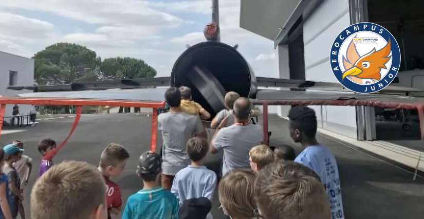 Journée tandem parent-enfant pour découvrir l'aéronautique avec AEROCAMPUS Junior, proche Bordeaux