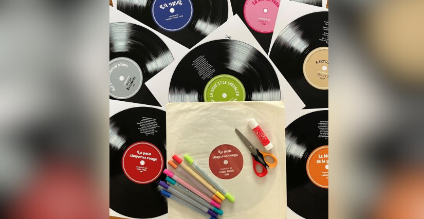 Atelier "Customise ta pochette vinyle !" au Musée d'Aquitaine à Bordeaux