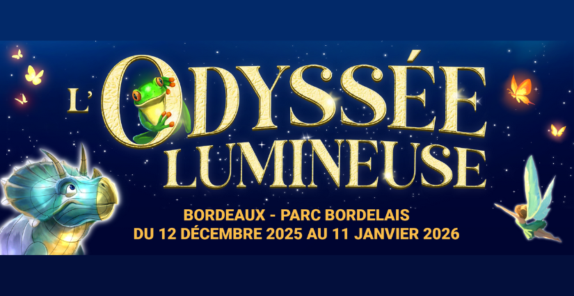 L'Odyssée lumineuse, promenade féérique en famille au Parc Bordelais de Bordeaux