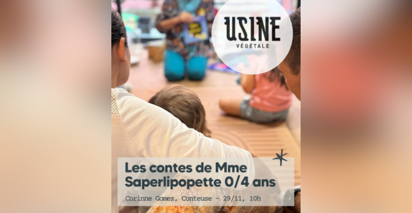 Lecture pour les 0-4 ans "Les contes de Mme Saperlipopette" à la Grande Ourse de Libourne