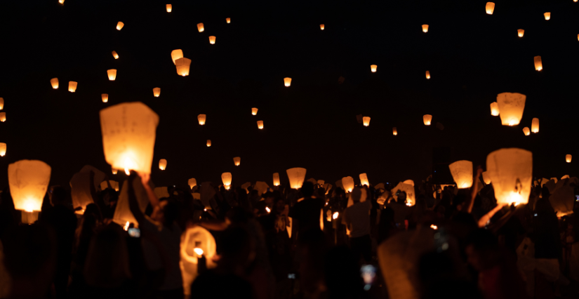 Descente aux flambeaux pour Noël à Arcachon