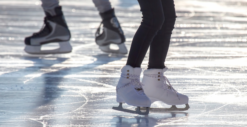La patinoire de Noël à Bordeaux