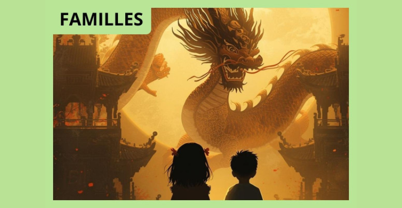 Parcours conté "Cyril & Lisa fêtent le nouvel an chinois" au château Citran