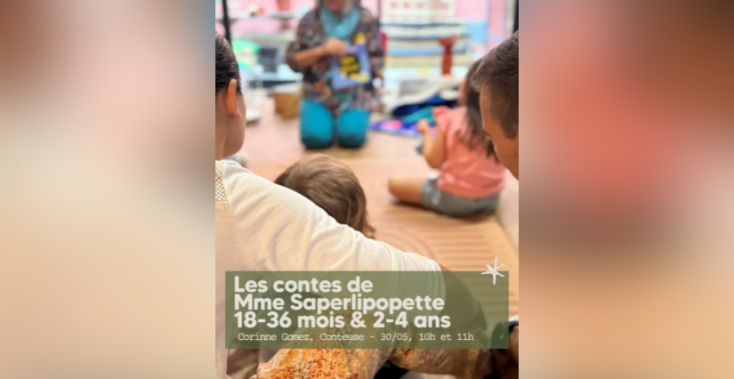 Atelier "Les contes de Mme Saperlipopette" à la Grande Ourse de Libourne
