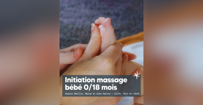  Massage bébé 0-18 mois à la Grande Ourse de Libourne