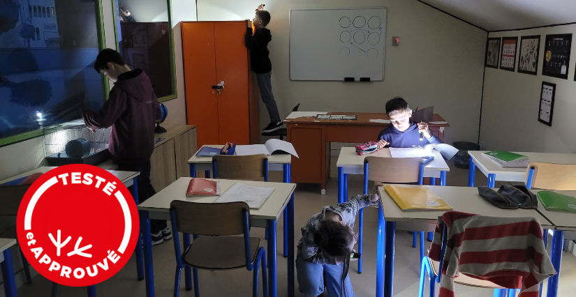 Les kidireporters nantais avec Anatole Latuile