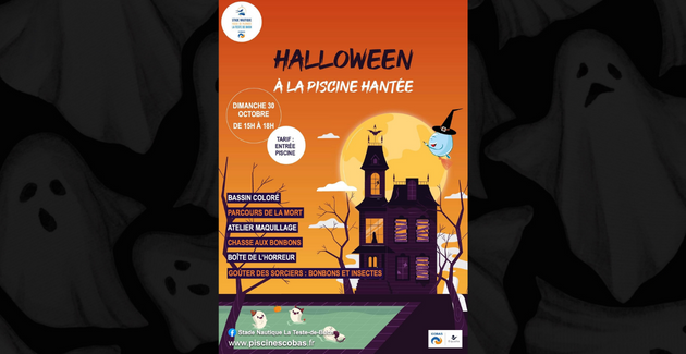 Halloween à la piscine ! // animations famille // Stade nautique, Pessac kidklik 33 gironde