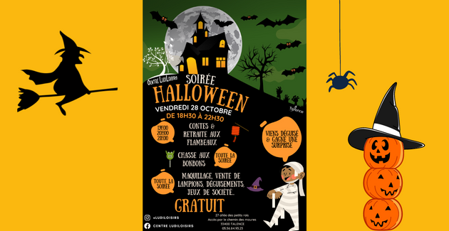Soirée Halloween // en famille // Centre Ludiloisirs, Talence kidklik 33 gironde