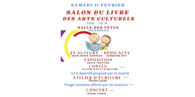 Salon du livre et des arts culturels à Génissac, contes pour enfants