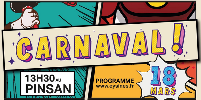 Carnaval du Pinsan : défilé et animations familles à Eysines kidiklik 33