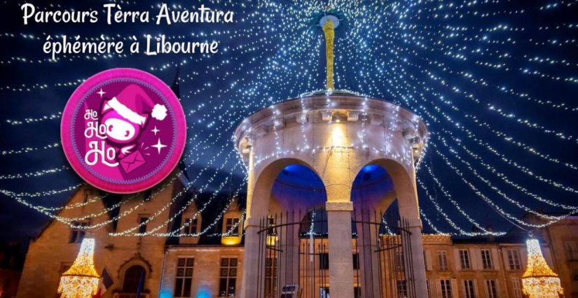 Zaméla : parcours Terra Aventura spécial Noël à Libourne