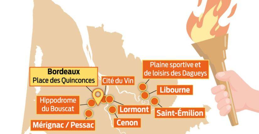 La Flamme Olympique passe en Gironde le jeudi 23 mai 2024 !