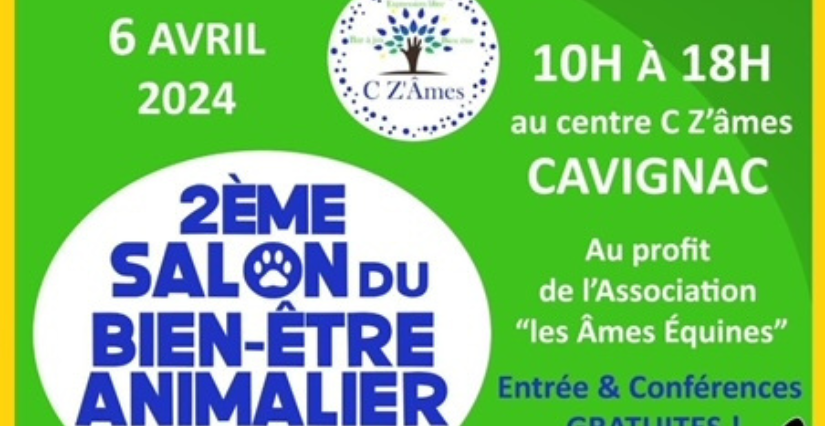 Salon du bien-être animalier à Cavignac