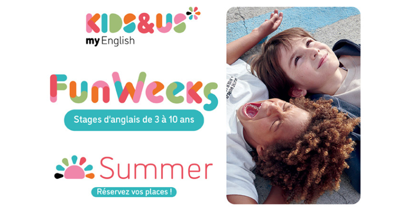 Fun Weeks : stages d'anglais pour enfants à Bordeaux pendant les vacances d'été