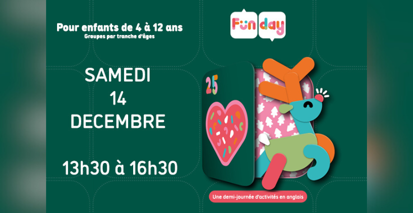 "Christmas fun day" pour apprendre l'anglais en s'amusant chez Kids&Us Le Bouscat !