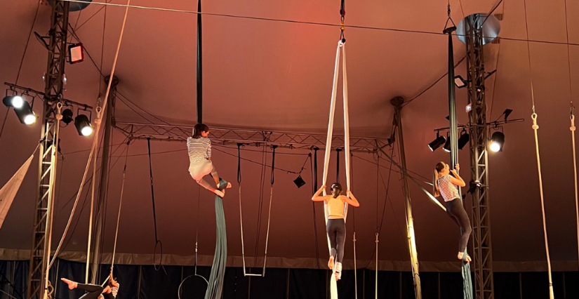 © Ecole du Cirque de Bordeaux Stages découverte et ateliers parent-enfant à l'École de Cirque de Bordeaux pendant les vacances scolaires