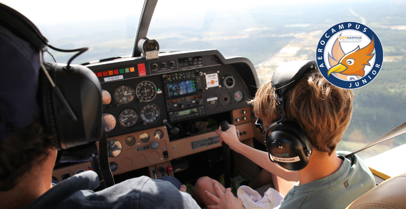 Mini-Stage découverte aéro pour les enfants de 6 à 11 ans avec AEROCAMPUS Junior, proche Bordeaux