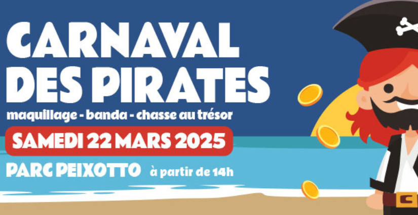 © Talence Evenements Un carnaval sous le signe des Pirates au Parc Peixotto à Talence