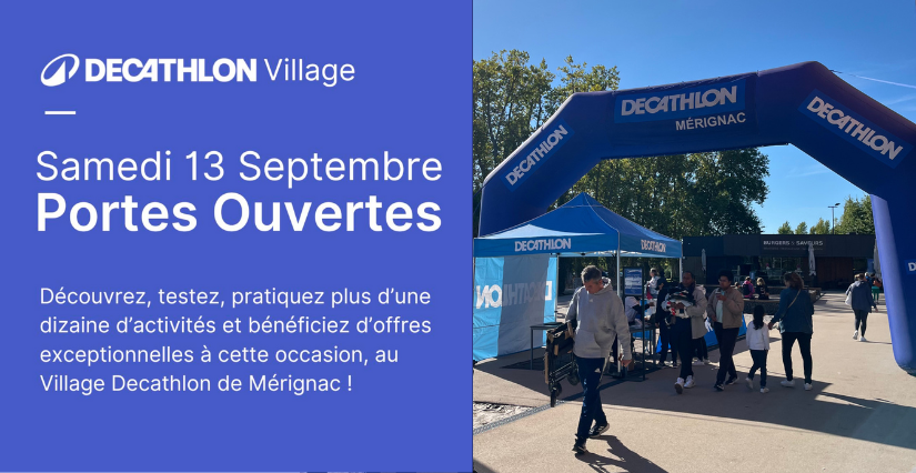 Journée portes ouvertes au Village Decathlon de Bordeaux Mérignac