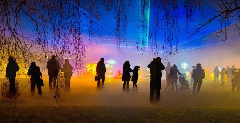 L'Odyssée lumineuse, en famille au Parc Bordelais de Bordeaux