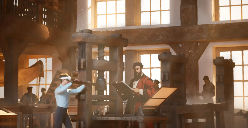 Expérience immersive "Space Montaigne" au Musée d'Aquitaine à Bordeaux